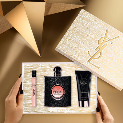 COFFRET - XMAS25 - YSL - BLACK OPIUM - EDP 90ML+ EDP 10ML+ BL 50ML