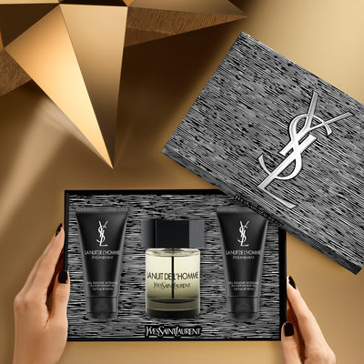 COFFRET XMAS25 - YSL - LA NUIT DE L'HOMME EDT 100ML+ 2xSG 50ML H25