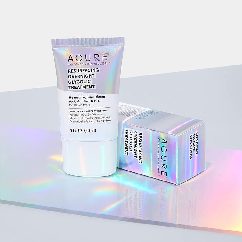 ACURE - Resurfacing overnight glycolic treatment-118ml