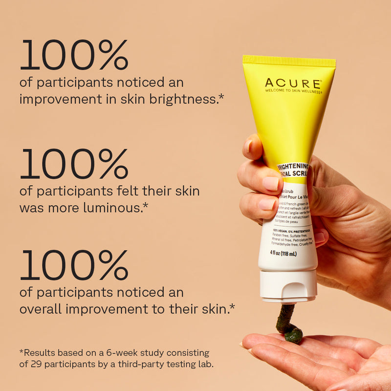 ACURE - Brightening facial scrub-118ml