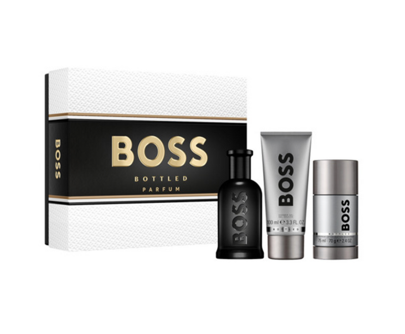 COFFRET - HUGO BOSS  -  BOSS BOTTLED PARFUM 100ML