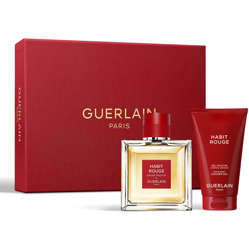 COFFRET - GUERLAIN - HABIT ROUGE 25 EDT FDAY SET 100ML + SHOWER GEL