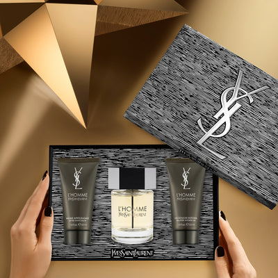 COFFRET XMAS25 - YSL - L'HOMME 100ML+ SG 50ML+ ABS 50ML